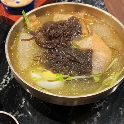 여름 시원한 메밀 물냉면 (한정식 곁들임)