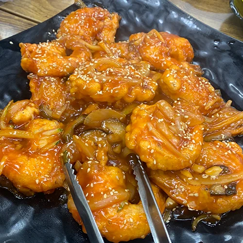 예당 경양식 본점 깐쇼새우 정식