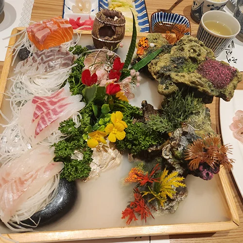프리미엄 모둠 활어 사시미 코스