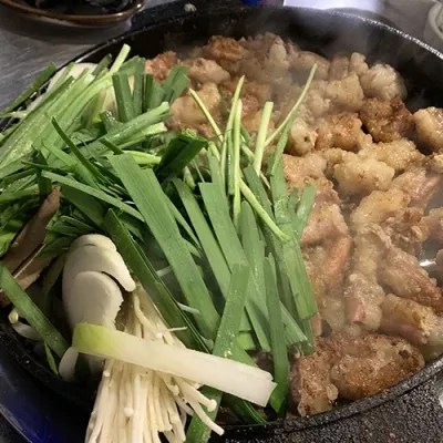 왕한우 곱창 + 부추·팽이버섯 솥볶이