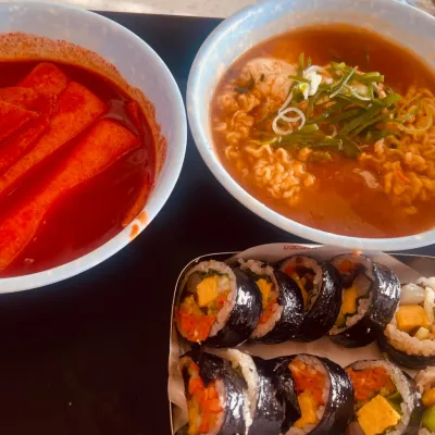떡볶이 김밥 오뎅 불맛난 떡볶이